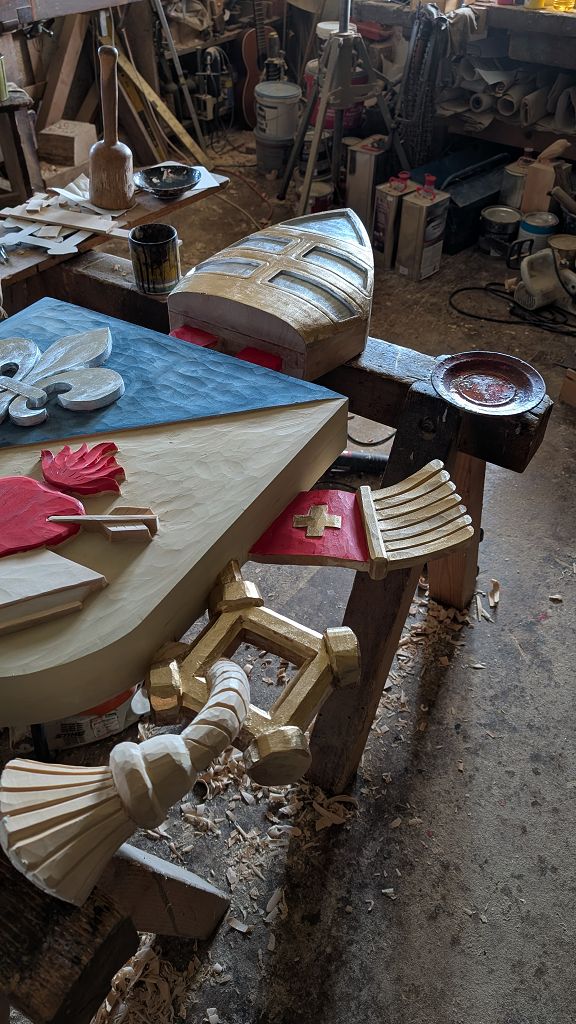 Papst Leo IV, Wappen